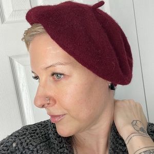 Red Burgundy Beret